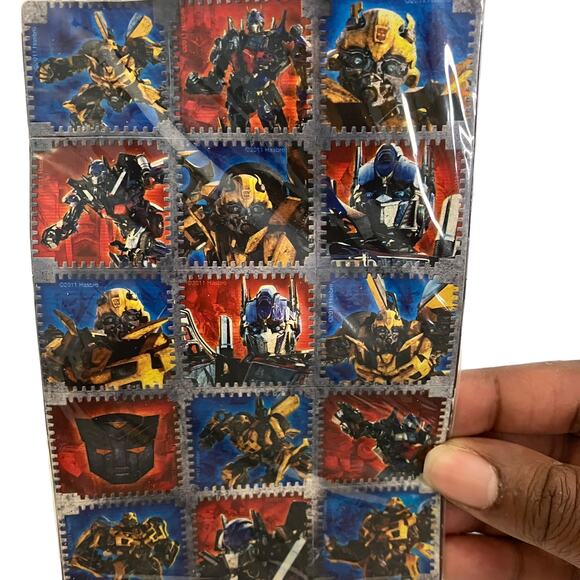 Designware 2011 Transformers Dark of the Moon Sticker Sheet SEALED - Picture 2 of 3
